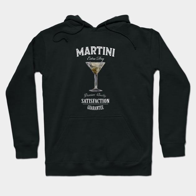 Martini Extra Dry Hoodie by PeggyNovak